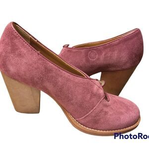 Antropologie Latigo Suede heels size 7.5